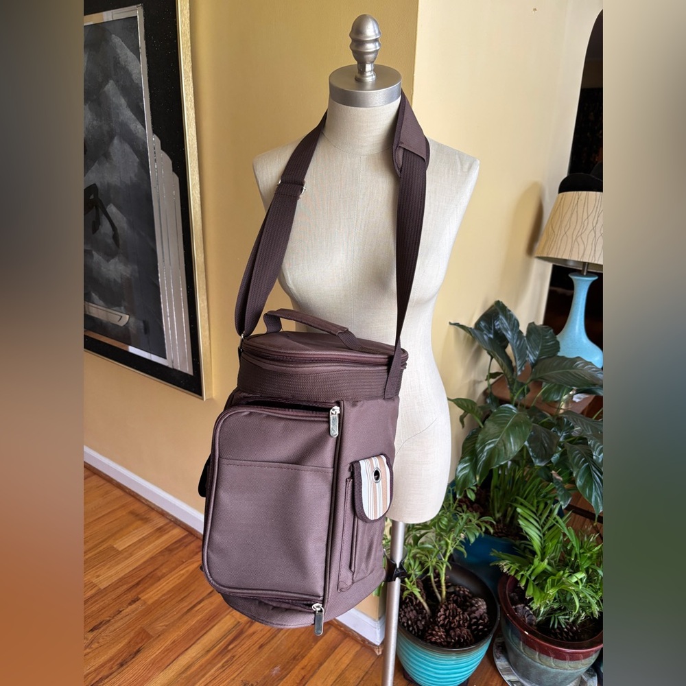 insulated wine cooler picnic bag